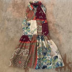 Topshop Scarf Print Dress